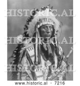 December 13th, 2013: Historical Photo of Sioux Indian Named Jack Red Cloud 1899 - Black and White by Al