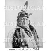 December 13th, 2013: Historical Photo of Sioux Native American, Rain-In-The-Face 1893 - Black and White by Al