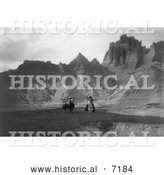 December 13th, 2013: Historical Photo of Sioux on Horses, Bad Lands 1905 - Black and White by Al