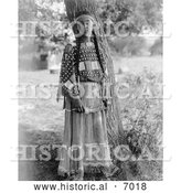 December 13th, 2013: Historical Photo of Sioux Woman 1908 - Black and White by Al