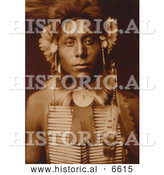 December 14th, 2013: Historical Photo of Sitting Eagle, a Crow Indian Man 1905 - Sepia by Al