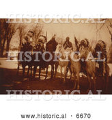 Historical Photo of Six Tribal Leaders 1900 by Al