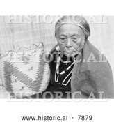 October 20th, 2013: Historical Photo of Skokomish Basket Maker 1913 - Black and White by Al