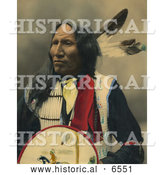 December 14th, 2013: Historical Photo of Strikes with Nose, a Native American Oglala Sioux Chief by Al