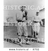 Historical Photo of the Brooklyn Dodgers Baseball Team Outfielder, Zach Wheat - Black and White Version by Al