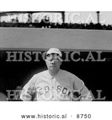 Historical Photo of the Great Bambino, Babe Ruth, of the Boston Red Sox - Black and White Version by Al