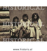 December 27th, 2013: Historical Photo of Three Kootenai Men 1861 - Sepia by Al