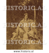 December 23rd, 2013: Historical Photo of Ute in Full Dress 1874 - Sepia by Al