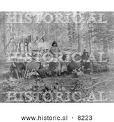 September 14th, 2013: Historical Photo of Washoe Indians - Black and White by Al