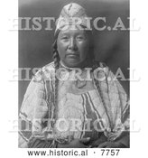 Historical Photo of Wife of Mnainak 1910 - Black and White by Al
