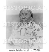 December 6th, 2013: Historical Photo of Wife of Old Crow, a Cheyenne Indian 1927 - Black and White by Al