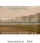 Historical Photochrom of Advent Bay, Spitzbergen, Norway by Al