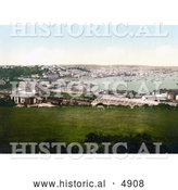 Historical Photochrom of Falmouth, Cornwall, England, United Kingdom by Al