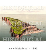 Historical Photochrom of Helgoland (Heligoland), Germany by Al