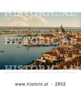 Historical Photochrom of Venice by Al