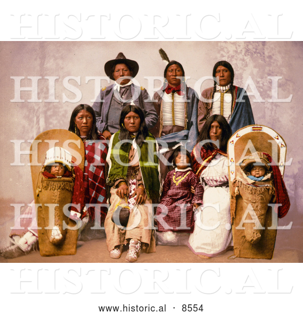 Historical Image of Chief Sevara and Family 1899