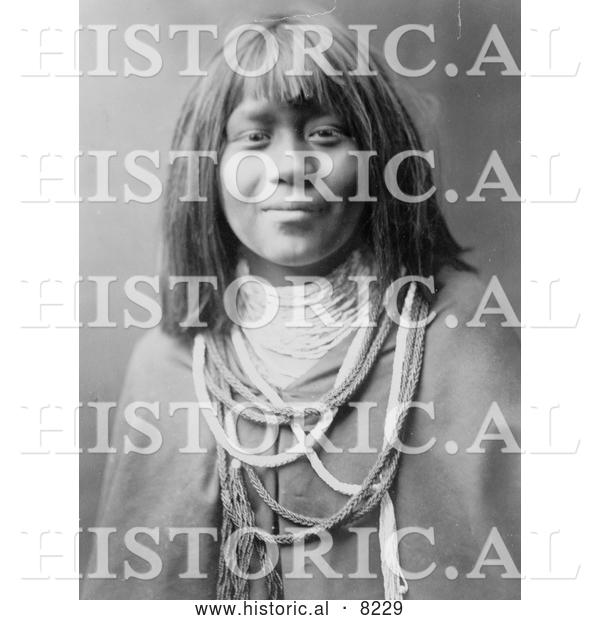 Historical Photo of Mis Se Pah, Mohave Woman 1903 - Black and White