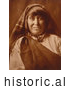 Historical Photo of Native American Acoma Woman 1904 - Sepia by JVPD