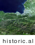 Historical Photo of the Port-Au-Prince Region in Haiti - Aerial View Taken January 21, 2010 by JVPD