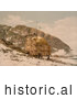 Historical Photochrom of Danskoen, Spitzbergen, Norway by JVPD