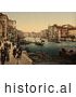 Historical Photochrom of Grand Canal by JVPD