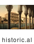 Historical Photochrom of Vendramin Palace, Venice, Italy by JVPD